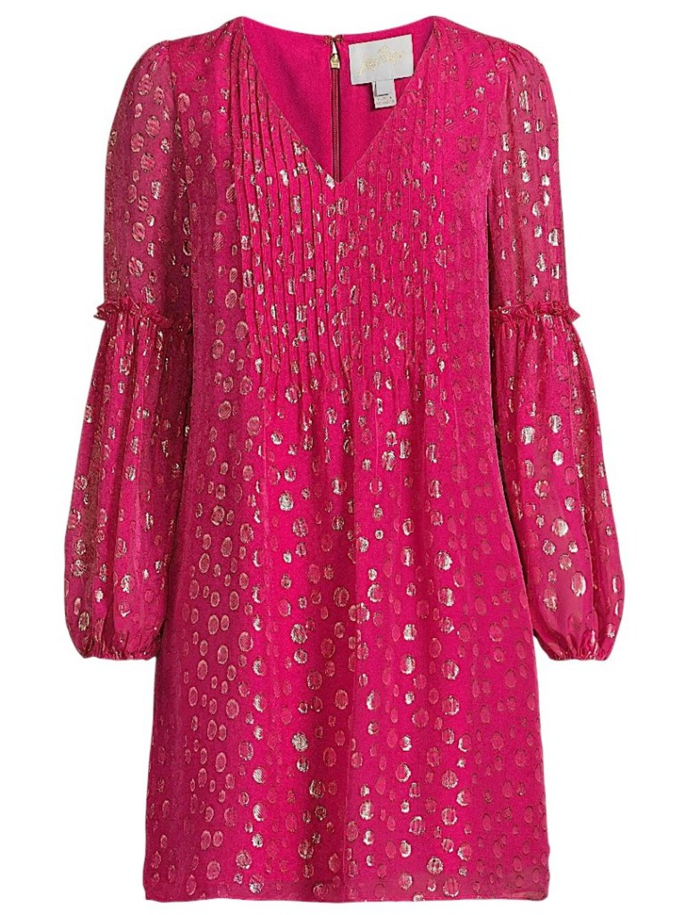 Lilly Pulitzer Cleme Silk Dress in Mystique Pink/Silk Bubbly Clip NWT - Size 2 - Picture 8 of 11